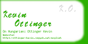 kevin ottinger business card